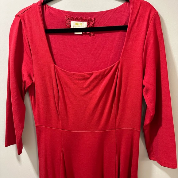 Maeve for Anthropologie red dress Sz Medium - Picture 5 of 5